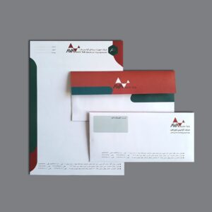 طراحی و چاپ اوراق اداری مانند پاکت نامه و سربرگ